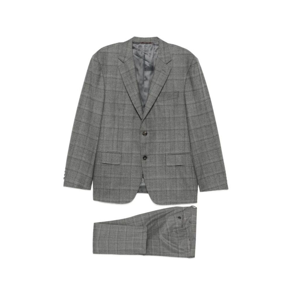 Canali Grey Suits - Single Breasted Suits Men
